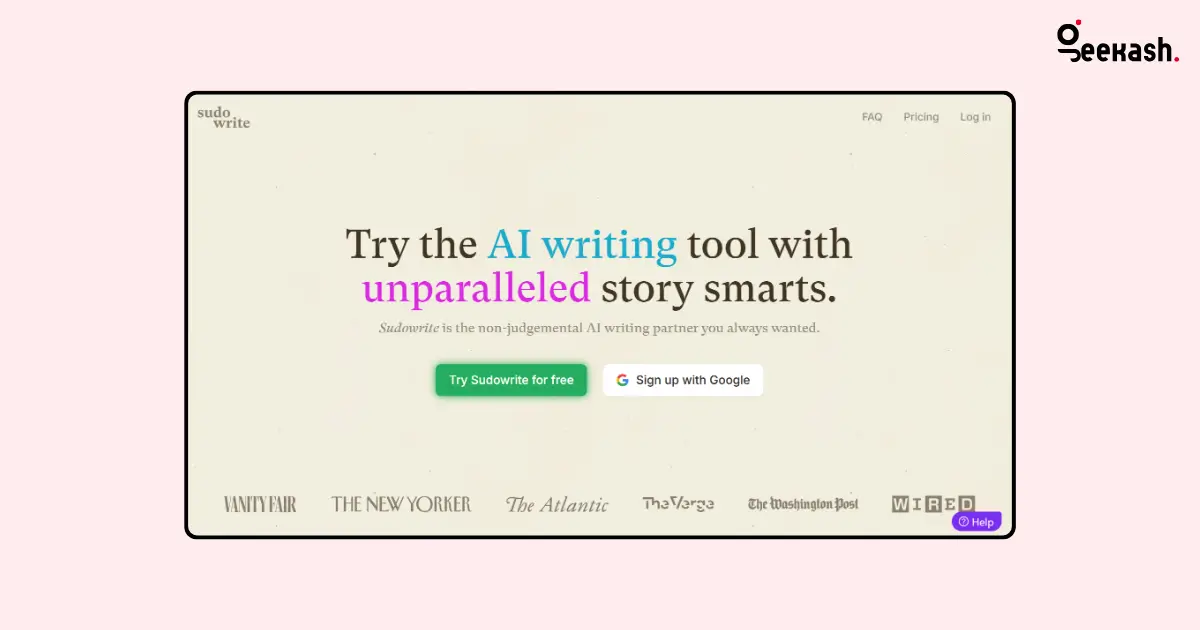 Sudowrite ai content writing tools