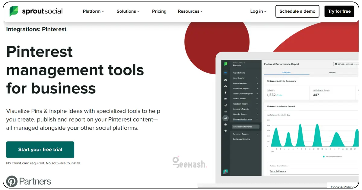 Sproutsocial - best pinterest scheduler