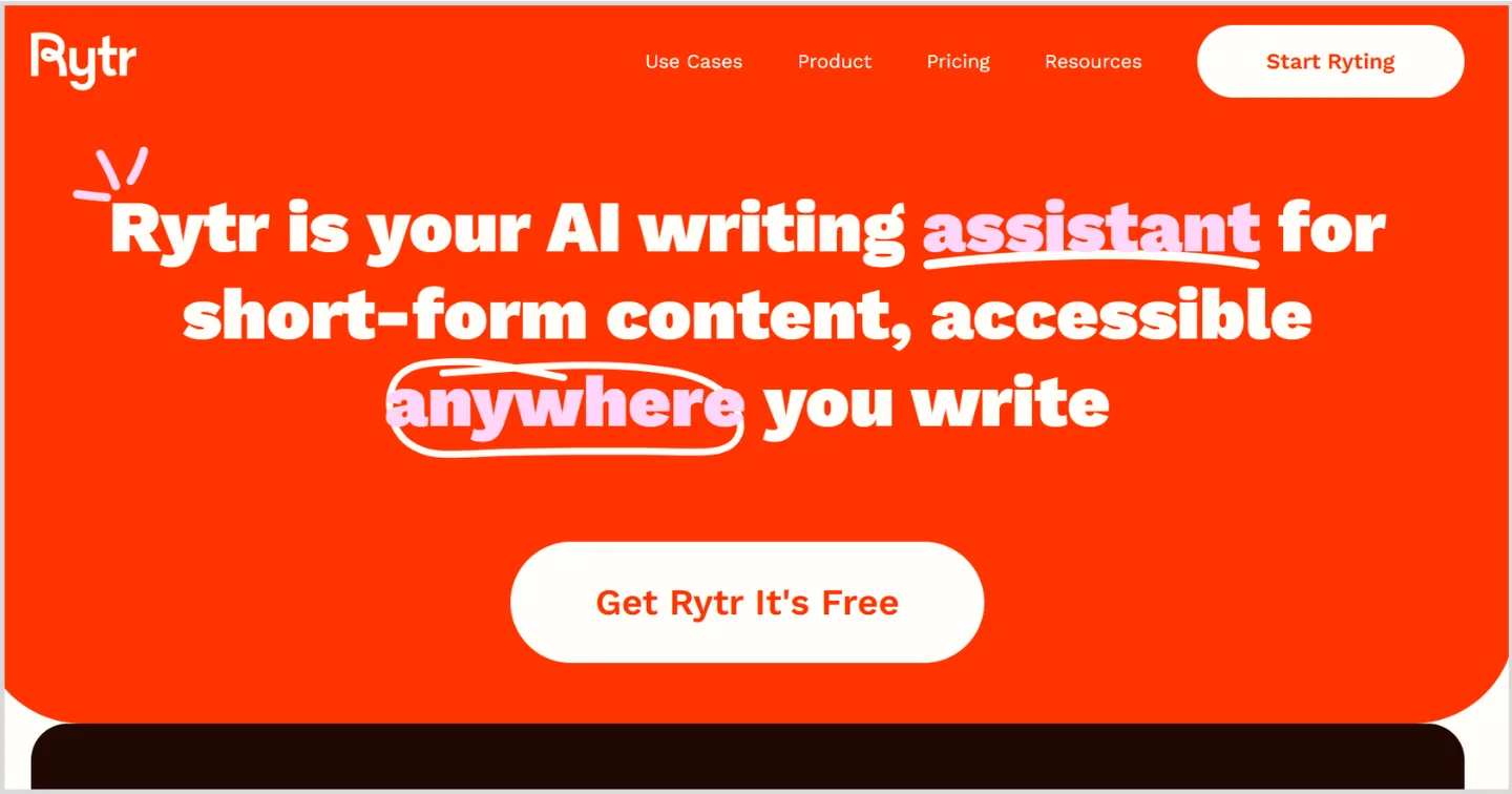Rytr ai writing assistant