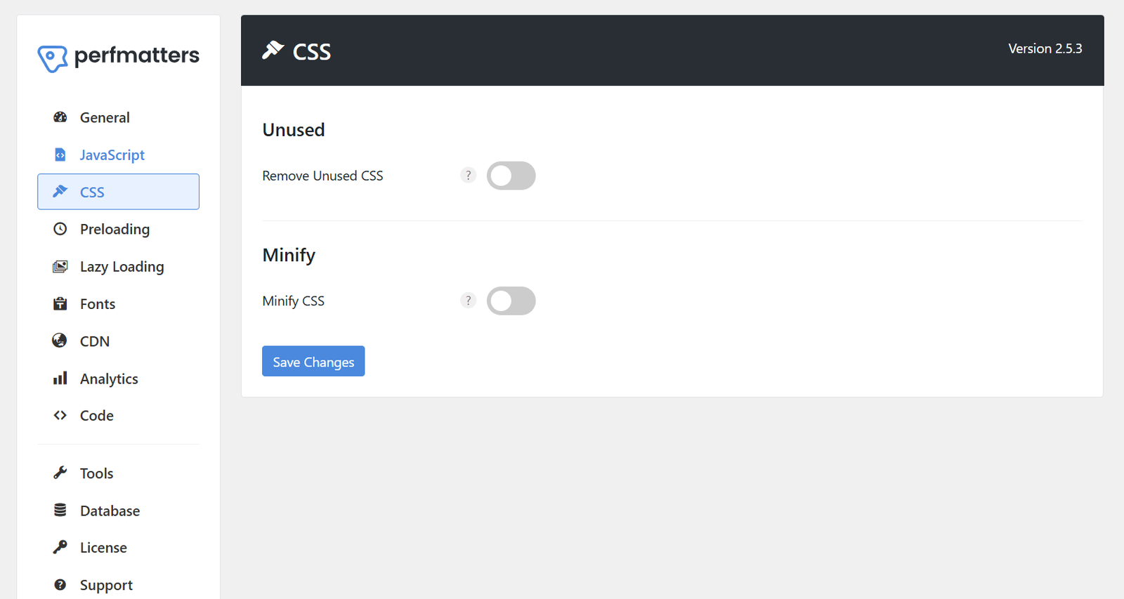 Perfmatters WordPress Performance Plugin