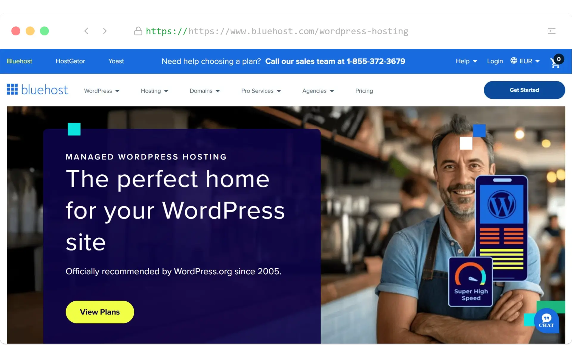 Bluehost web hosting